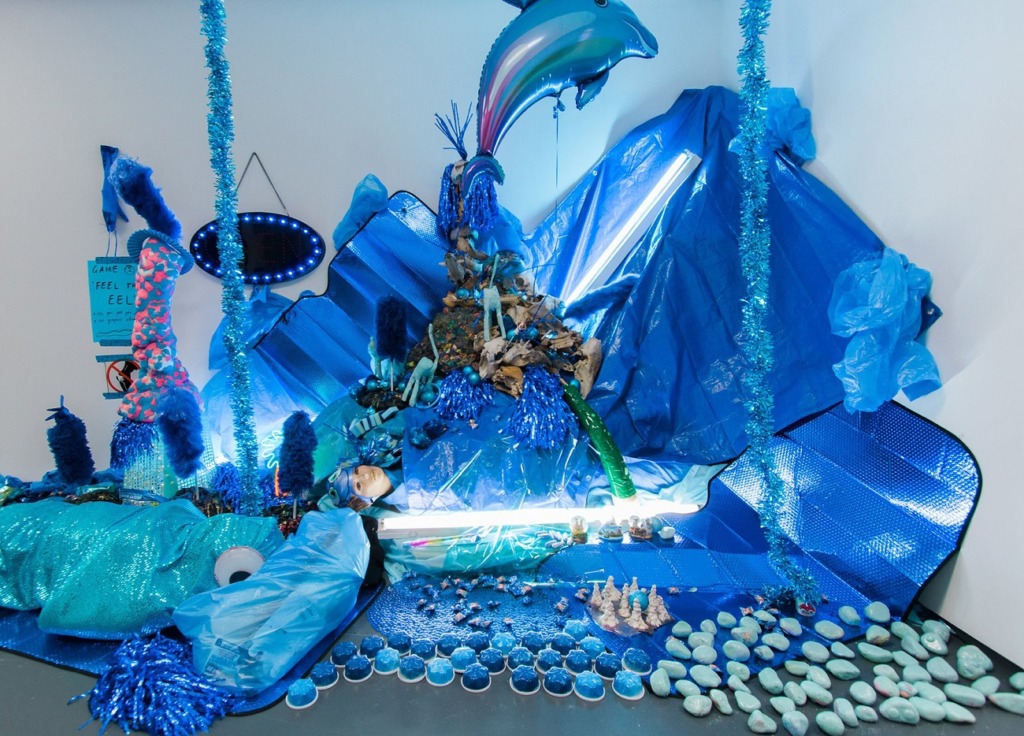 Rosie Deacon, Fish The Dish, 2017, installation at Parramatta Artists’ Studios. Photograph by Tricky Dan Photography